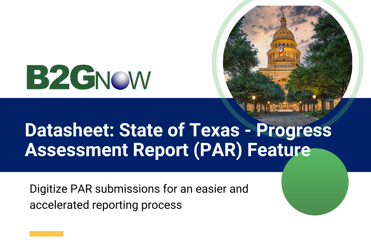 Par Report Datasheet: State of Texas - Progress Assessment Report (PAR) Feature ...