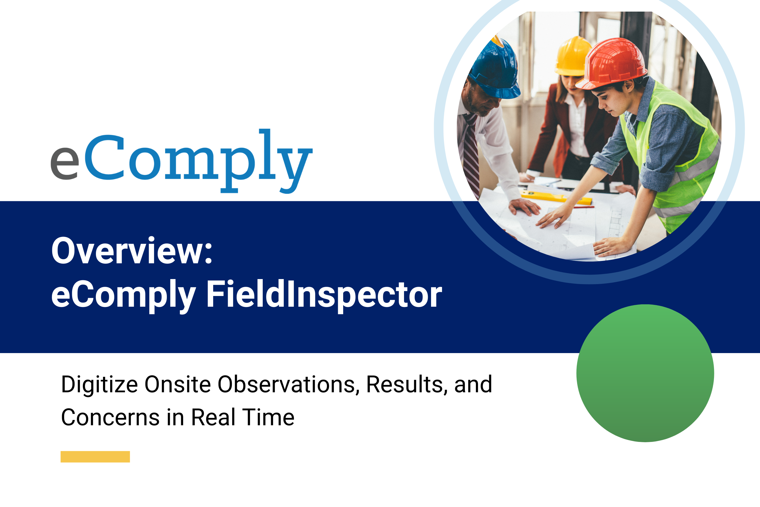 Overview: eComply FieldInspector